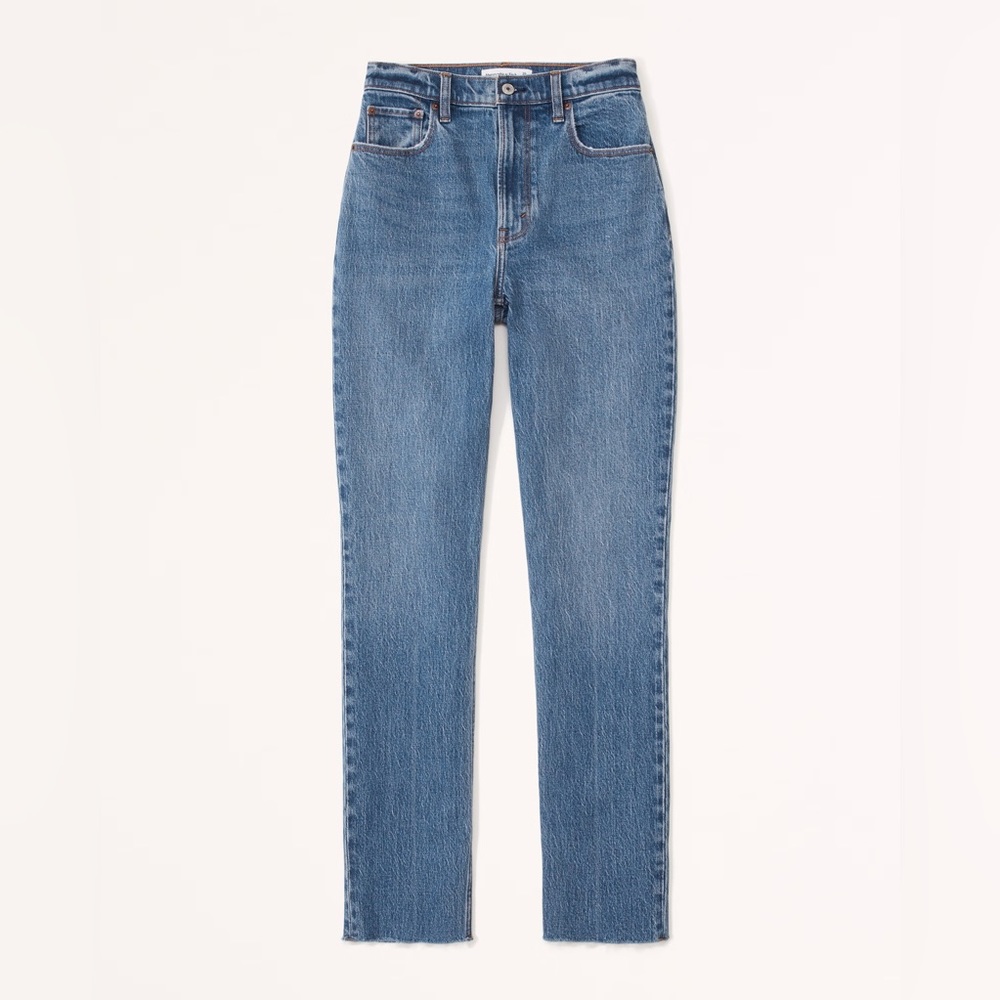 Abercrombie Curve Love Ultra High Rise 90s Straight Jean